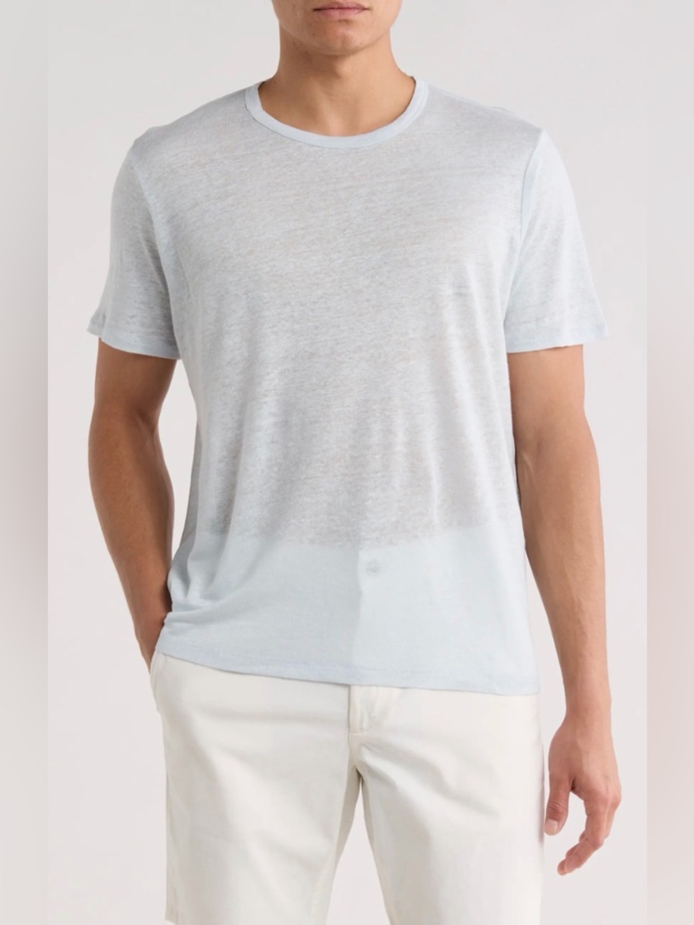NWT rag & bone Linen Short Sleeve in Arctic